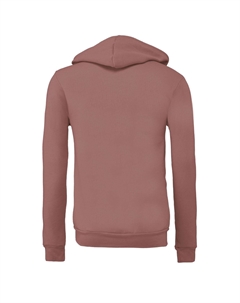 Холщовая толстовка с капюшоном из поликоттона и флиса на молнии Unixex / Толстовка с капюшоном Bella+canvas