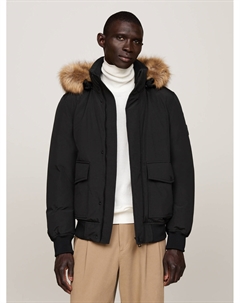 Куртка-бомбер ROCKIE Regular Fit, черный Tommy hilfiger