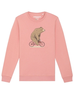 Свитер Sweatshirt Fahrradbär, розовый Watapparel
