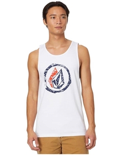 Топ Fourther Tank, белый Volcom