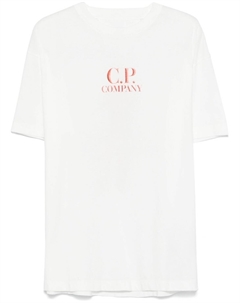 Футболка с логотипом компании CP, белый C.p. company