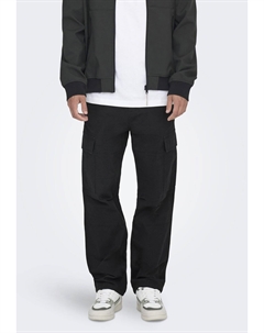 Брюки карго ONSRAY LIFE NOOS, черный Only & sons