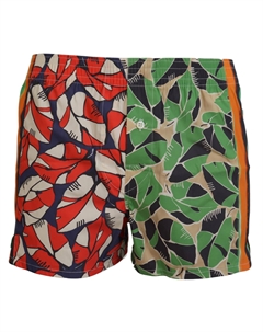 Мужские шорты для плавания с разноцветным цветочным принтом Dsquared2