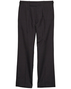 Брюки из смесового шелка, серый Prada