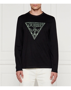 Лонгслив EMBRO Regular Fit, черный Guess