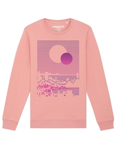 Свитер Sweatshirt Sun and Moon Skyline, розовый Watapparel
