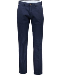 Синие хлопковые мужские брюки Gant