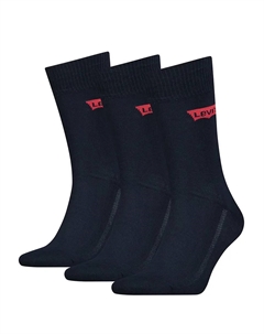 Комплект из трех пар коротких мужских носков черного цвета Levi's®