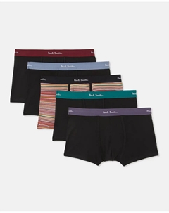 Набор мужских трусов-боксеров в полоску, белый Paul smith