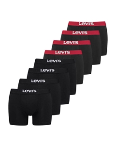 Боксеры Levi´s short 8er Pack, цвет schwarz/schwarz/rot Levi's®