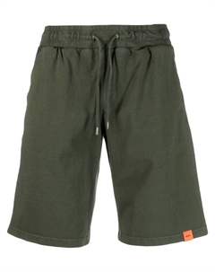 Шорты с кулиской и нашивкой-логотипом, зеленый Aspesi