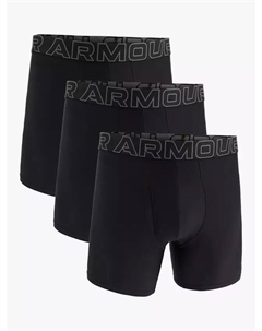 Боксеры Tech 6" 3 шт, черный Under armour
