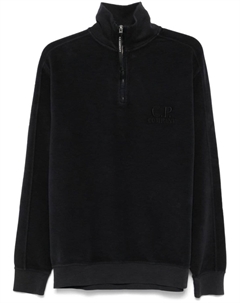 Толстовка с вышитым логотипом компании CP, синий C.p. company