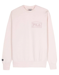 Хлопковая толстовка с логотипом, розовый Fila