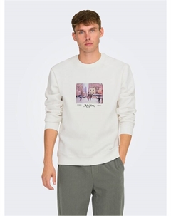 Толстовка, белый Only & sons