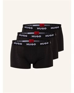 Комплект из 3 боксеров, черный Hugo
