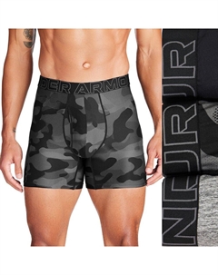 Комплект мужских трусов-боксеров Performance Tech Fashion 6 из трех пар, черный Under armour