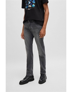 Джинсы стрейч из денима Slim fit delaware Comfort, серебряный Boss