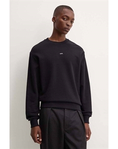 Хлопковая толстовка свободного кроя с логотипом GOTS, черный A.p.c.