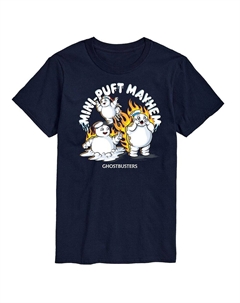 Мужской флисовый свитшот Mini Pufters Ghostbusters Frozen Empire, темно-синий Licensed character