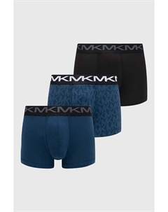 Комплект из трех боксеров, темно-синий Michael kors