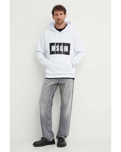 Хлопковая толстовка, белый Msgm