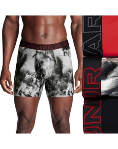 Комплект мужских трусов-боксеров Performance Tech Fashion 6 из трех пар, красный Under armour
