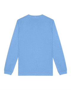 Футболка Bella + Canvas Heather из ПВХ с длинными рукавами, цвет Heather Navy Bella+canvas