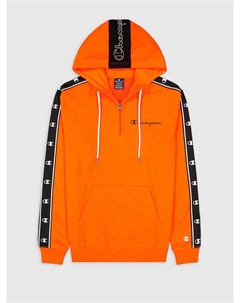 Толстовка Hooded Half Zip Sweatshirt, оранжевый Champion
