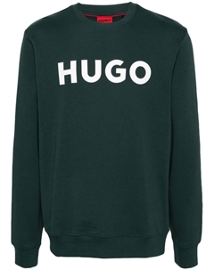 Толстовка из джерси с логотипом, зеленый Hugo