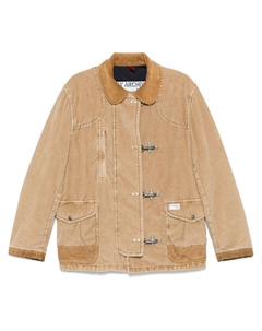 4 куртка Ганчи, коричневый Fay