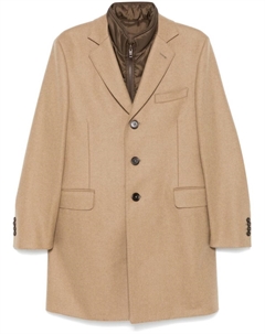 Однобортное пальто, коричневый Fay