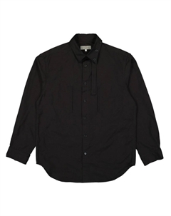 Рубашка с J-образным швом, черный Yohji yamamoto
