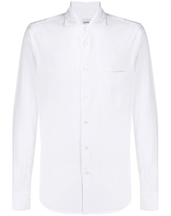 Рубашка со срезанным воротником, белый Aspesi