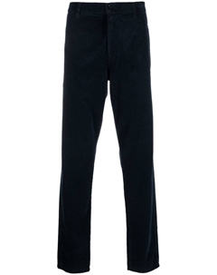 Вельветовые брюки прямого кроя, синий Aspesi