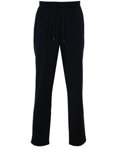 Брюки из натуральной шерсти с завязками, синий Herno