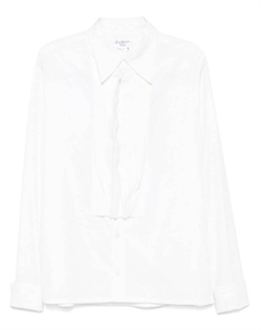 Рубашка со складками, белый Yohji yamamoto