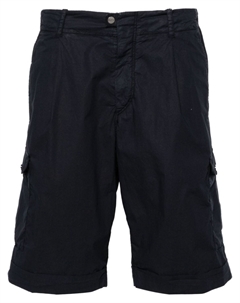 Прямые хлопковые шорты-карго, синий Herno