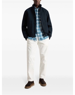 Фланелевая рубашка в клетку, синий Woolrich