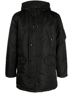 Пуховик с капюшоном, черный Theory