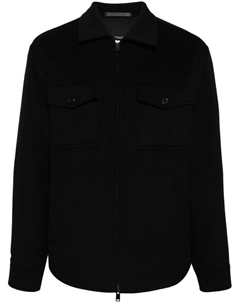 Куртка-рубашка из фетра на молнии, черный Theory