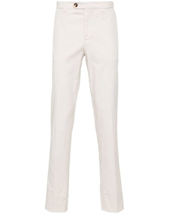 Зауженные брюки чинос, нейтральный цвет Brunello cucinelli