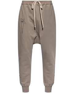 X Champion хлопковые спортивные брюки с вышитым логотипом, серый Rick owens