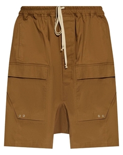 Шорты-карго с затягивающимся шнурком, коричневый Rick owens