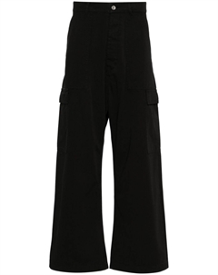 DRKSHDW брюки карго из органического хлопка, черный Rick owens