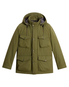 Куртка с капюшоном, зеленый Woolrich