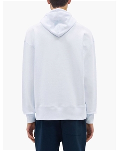 Хлопковая толстовка с логотипом, белый Msgm