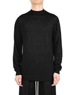 Джемпер Level Lupetto тонкой вязки, черный Rick owens