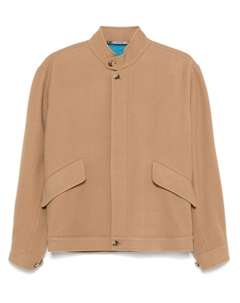 Шерстяная куртка-бомбер, коричневый Paul smith