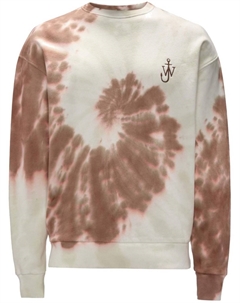 Толстовка с принтом тай-дай и логотипом Anchor, коричневый Jw anderson